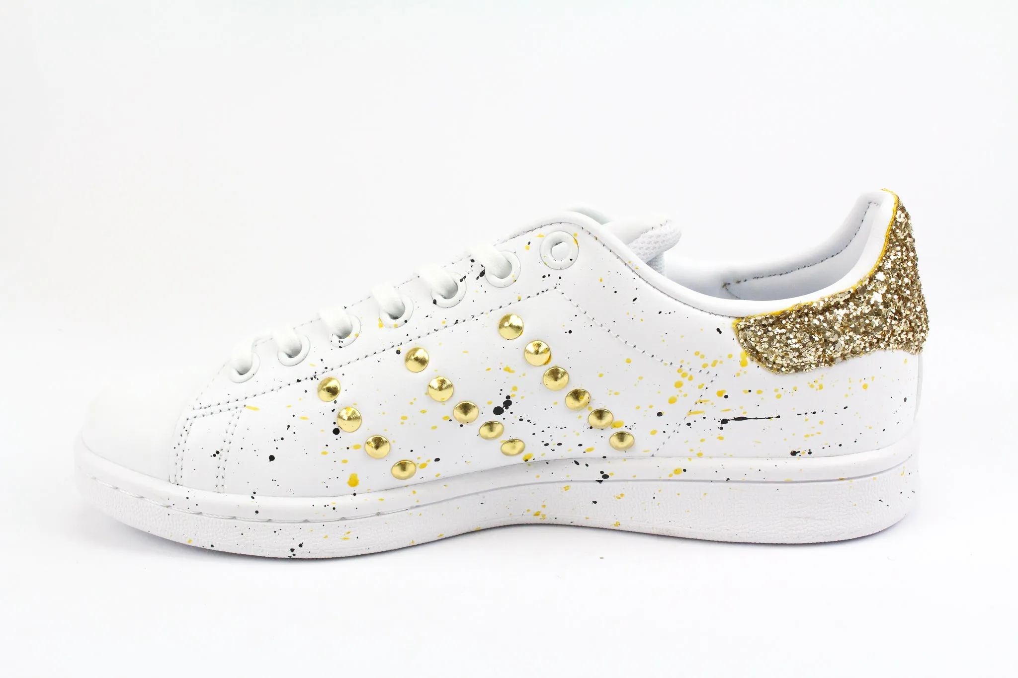 Adidas Stan Smith Gold Borchie Glitter & Vernice