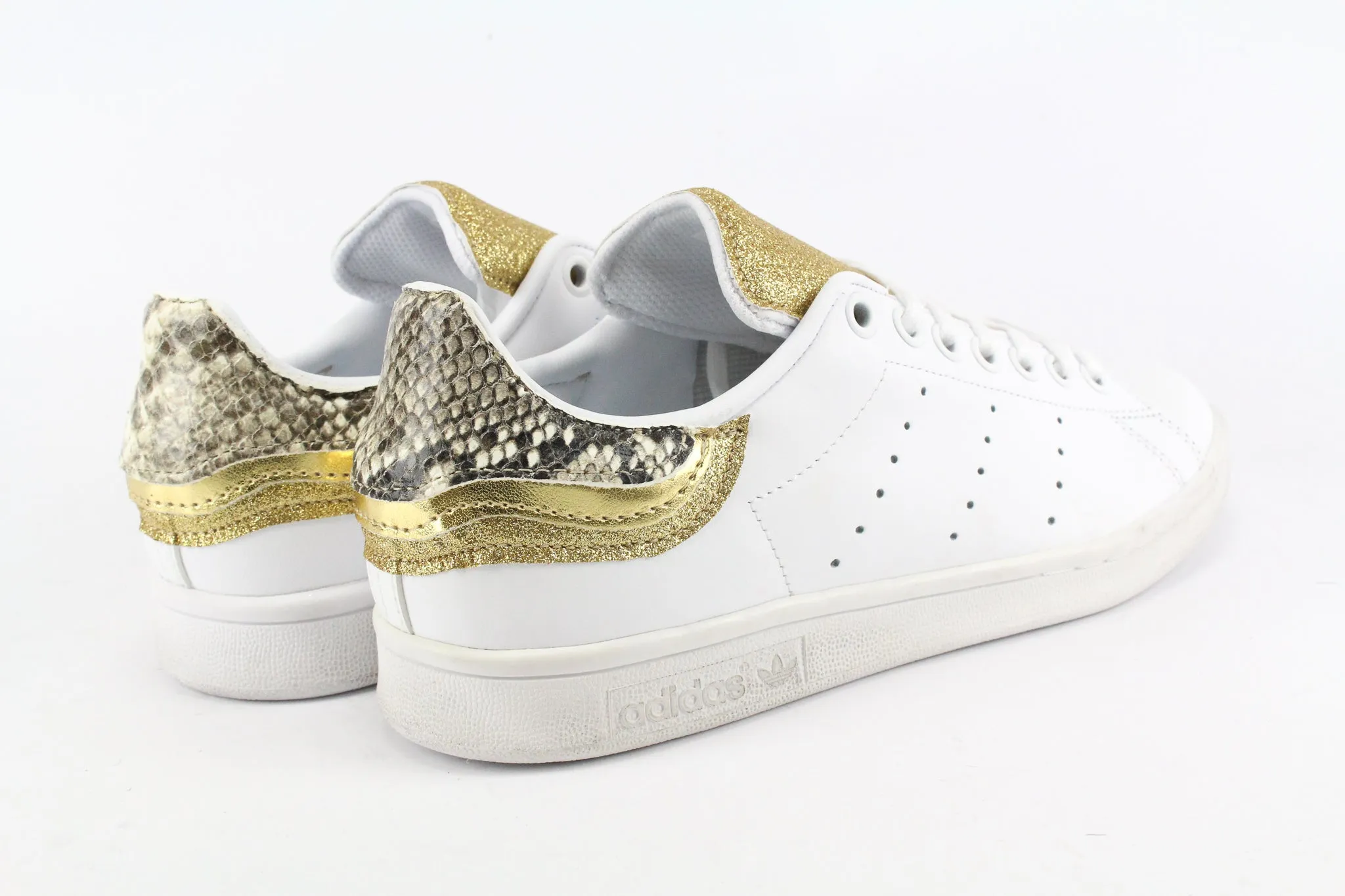 Adidas Stan Smith Pitone Glitter & Pelle Laminata