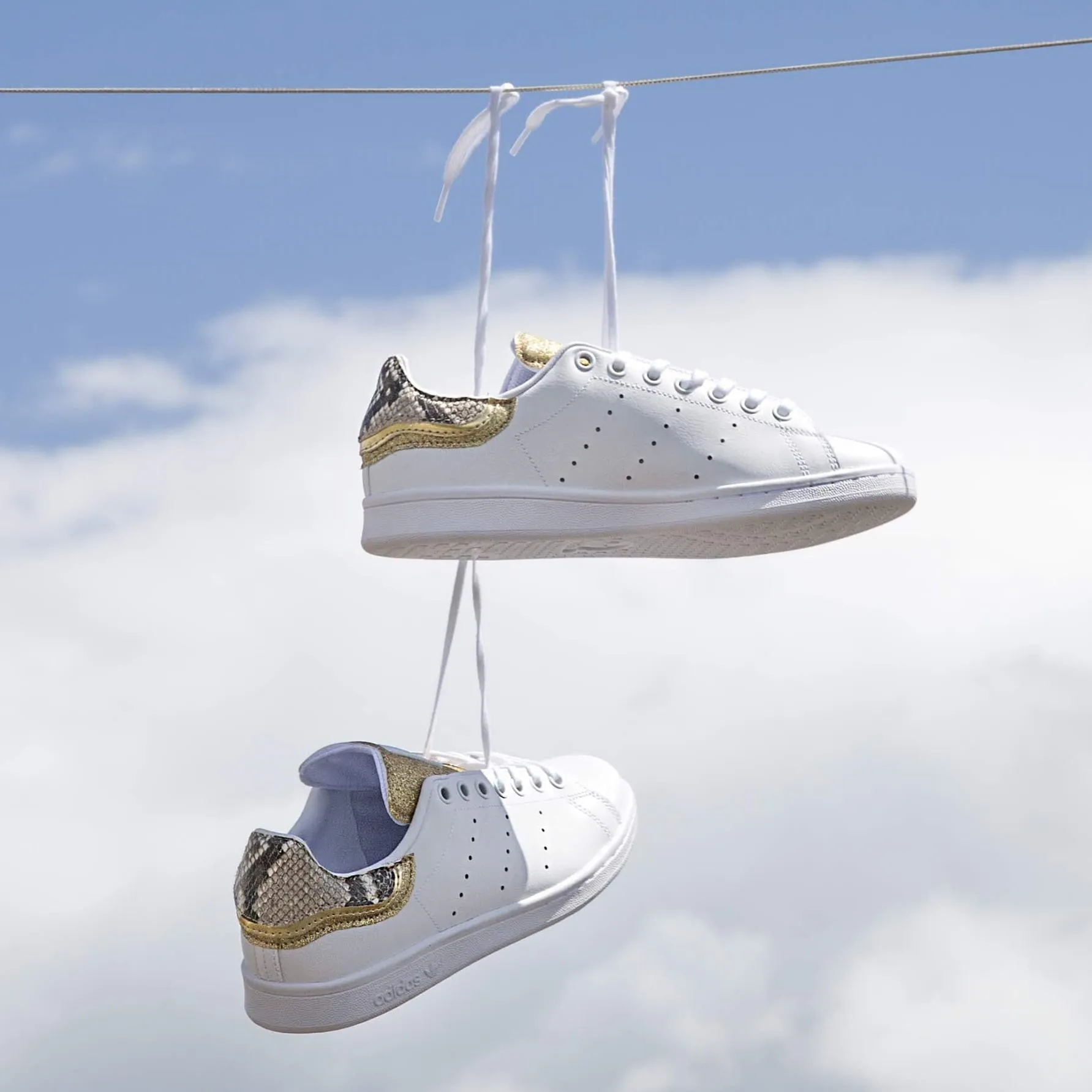 Adidas Stan Smith Pitone Glitter & Pelle Laminata