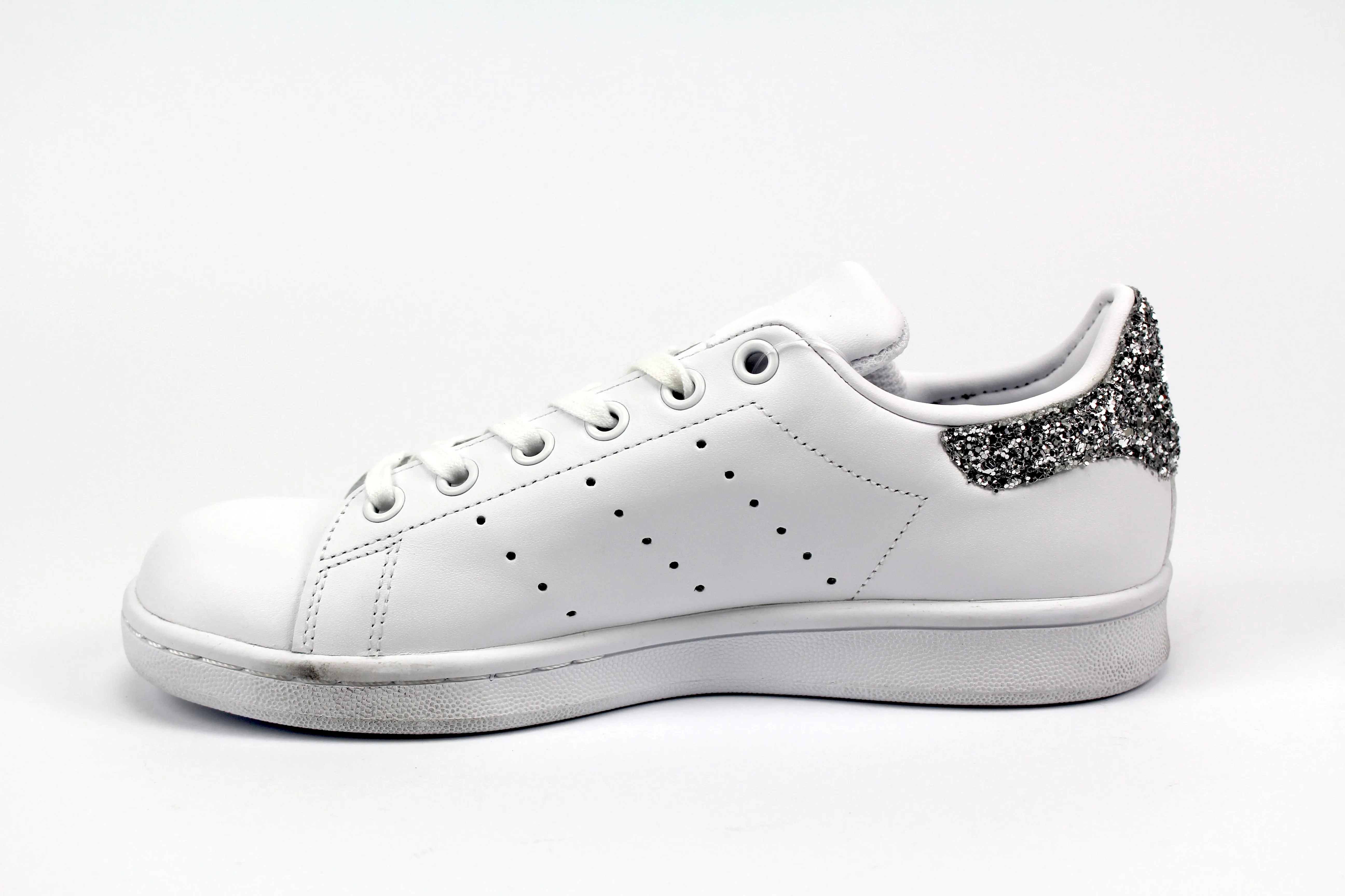 Adidas Stan Smith Stelle Glitter Argento