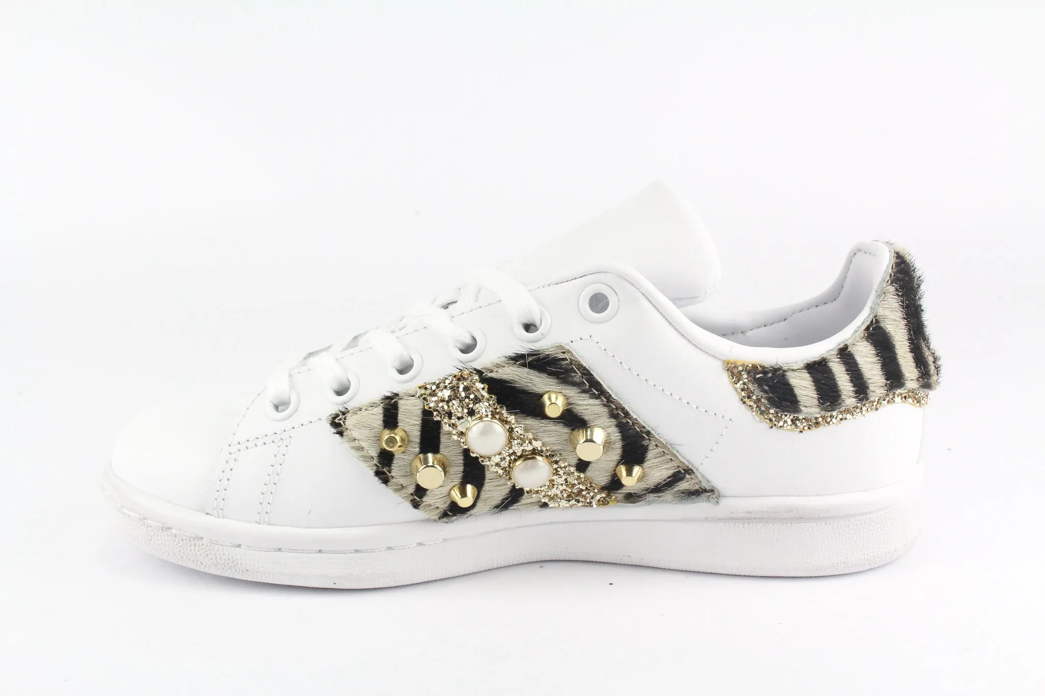 Adidas Stan Smith Zebrate Glitter & Borchie