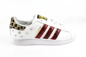 Adidas Superstar Maculate Cocco Rosso & Strass