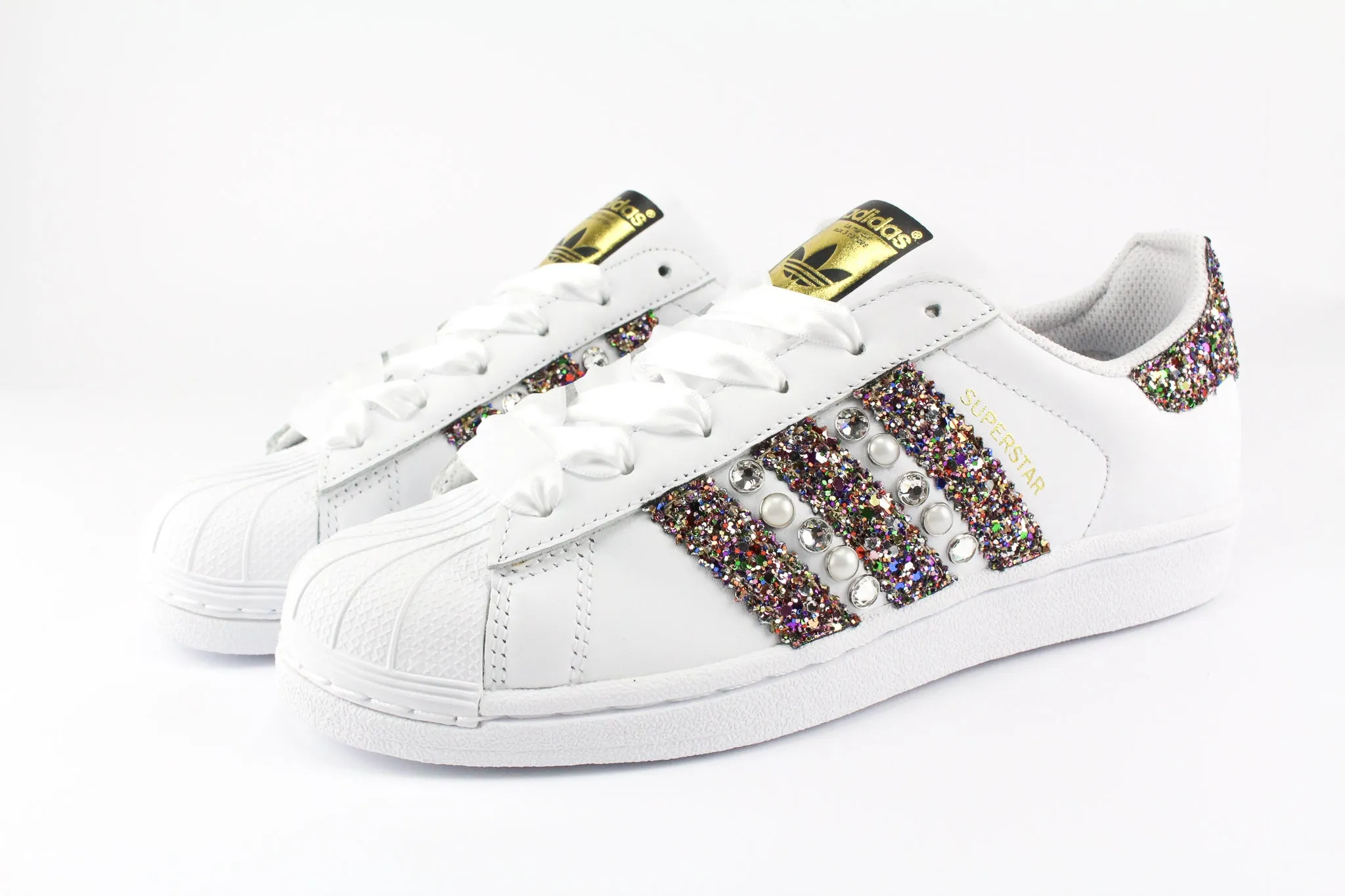 Adidas Superstar Multicolor Glitter & Strass