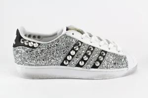 Adidas Superstar Total Glitter & Borchie