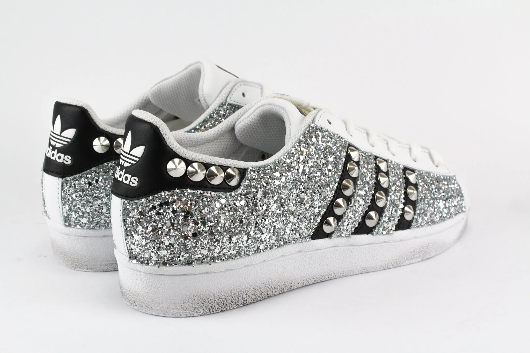 Adidas Superstar Total Glitter & Borchie