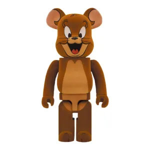 BEARBRICK 1000% TOM AND JERRY FLOCKED JERRY