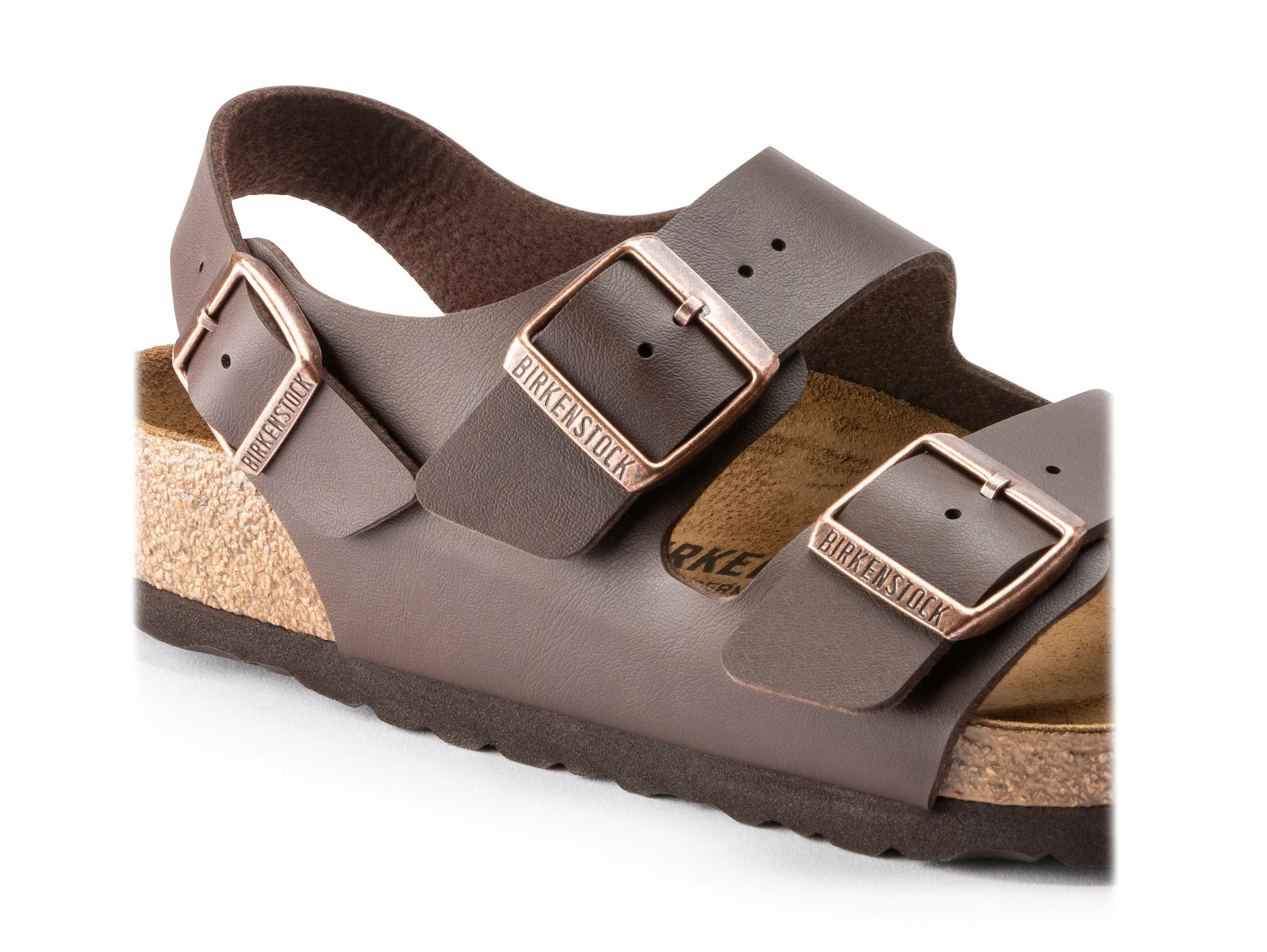 Birkenstock Uomo Milano Sandali Birko-Flor con 2 Fibbie