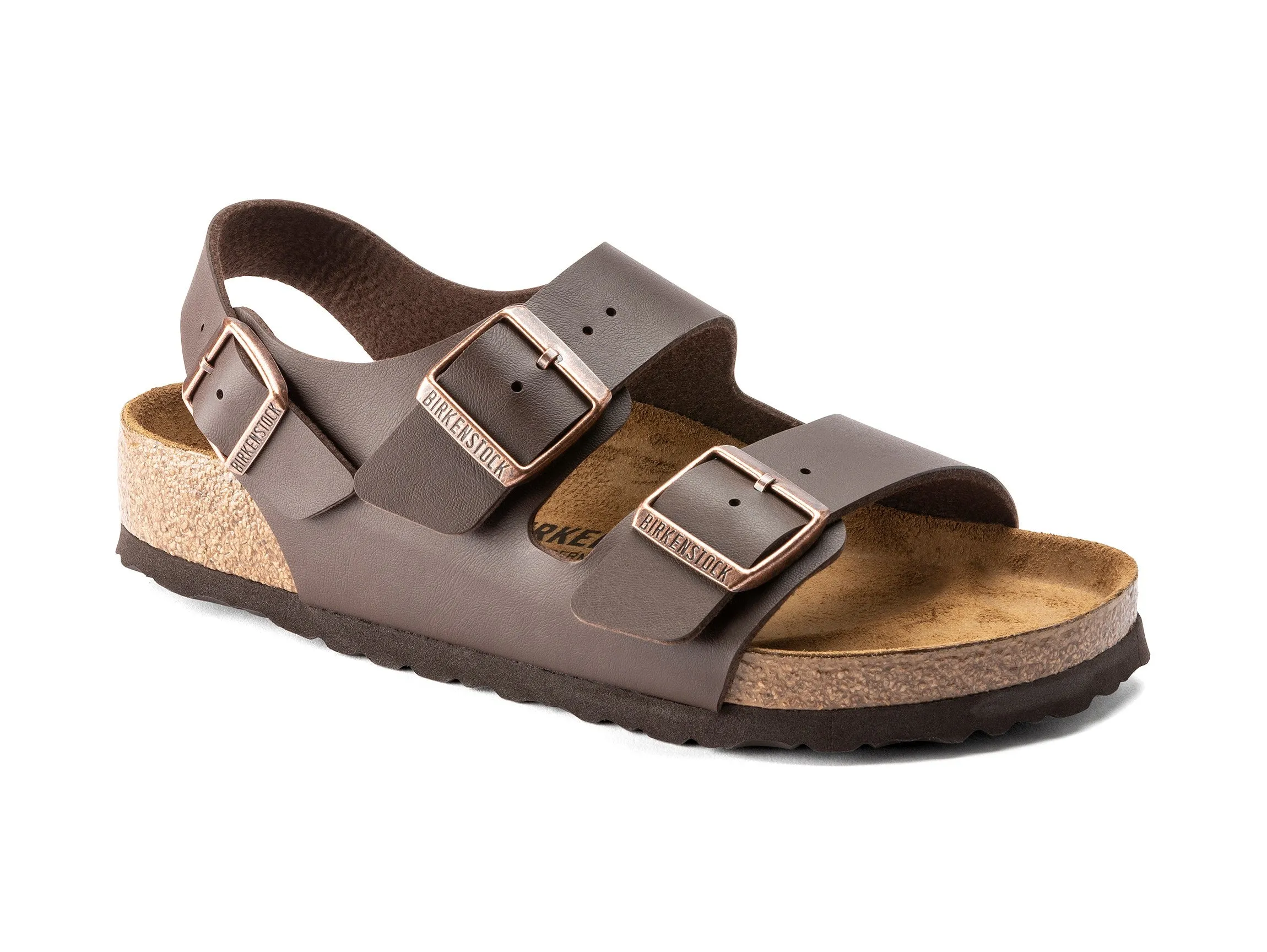 Birkenstock Uomo Milano Sandali Birko-Flor con 2 Fibbie