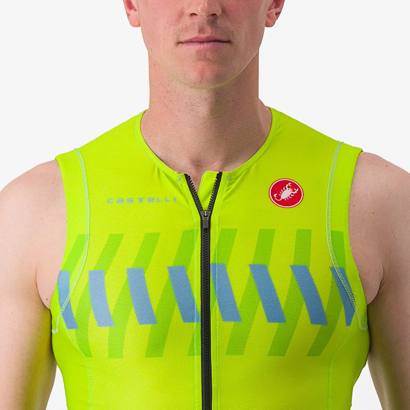 Body senza maniche Castelli Free Sanremo 2 Suit - Verde