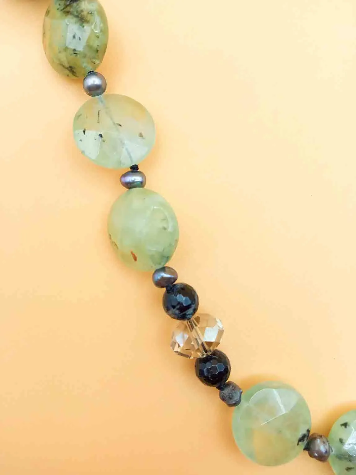 Collana Vintage Verde e Nera