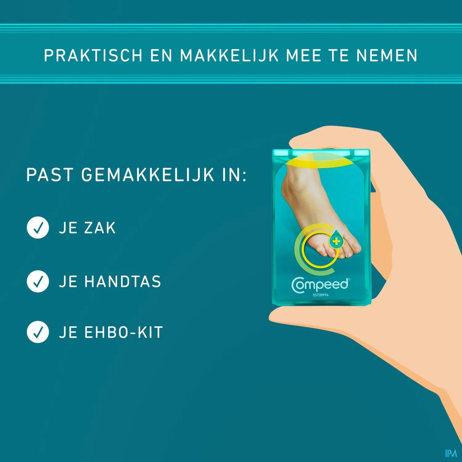 Compeed Likdoornpleister Hydraterend - Pijnverlichting & Bescherming (6 stuks)