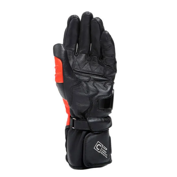 DAINESE CARBON 4 LUNGO NERO ROSSO FLUO