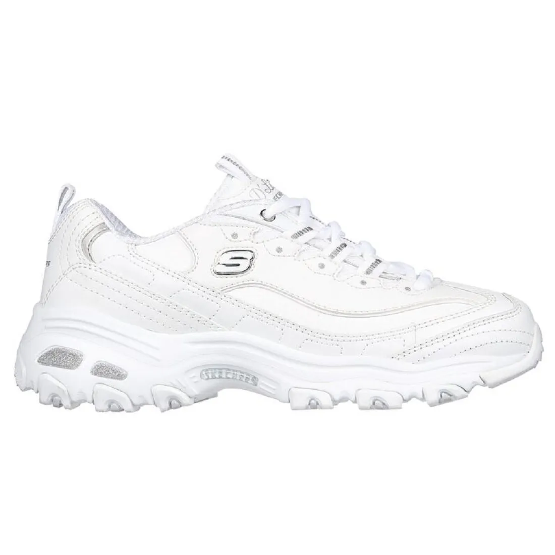 Scarpe sportive da Donna - SKECHERS Art. 11931WSL Colore WHITE SILVER