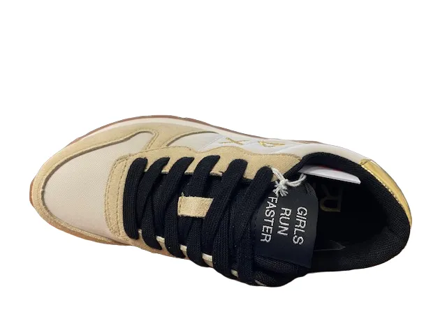 Sun68 Ally Gold Z42202 31 cream white women's sneakers